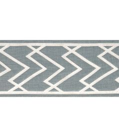 Summit Applique Tape Trimming by Thibaut Slate Summit Applique Tape Trimming by Thibaut Slate
