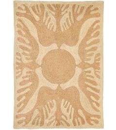 Sunbirds Rug by Nanimarquina Natural Sunbirds Rug by Nanimarquina Natural