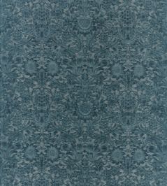 Sunflower Caffoy Velvet Fabric by Morris & Co Webbs blue Sunflower Caffoy Velvet Fabric by Morris & Co Webbs blue