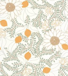 Sunflower Wallpaper by Caselio Vert D'eau Sunflower Wallpaper by Caselio Vert D'eau