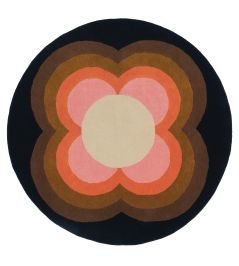 Sunflower Rug by Orla Kiely Pink Sunflower Rug by Orla Kiely Pink