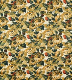 Sunforest Fabric by Clarke & Clarke Olive/Russet Sunforest Fabric by Clarke & Clarke Olive/Russet