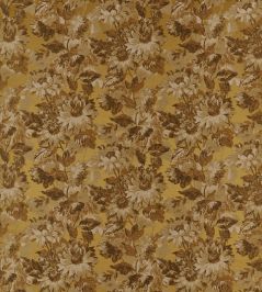 Sunforest Jacquard Fabric by Clarke & Clarke Ochre Sunforest Jacquard Fabric by Clarke & Clarke Ochre