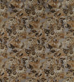 Sunforest Jacquard Fabric by Clarke & Clarke Pewter Sunforest Jacquard Fabric by Clarke & Clarke Pewter