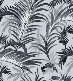 Surabaya Fabric by Arley House Silver Surabaya Fabric by Arley House Silver