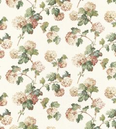 Sussex Hydrangea Fabric by Anna French Soft Gold Sussex Hydrangea Fabric by Anna French Soft Gold