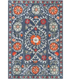 Suzani Rug by Louis De Poortere Nordic Suzani Rug by Louis De Poortere Nordic