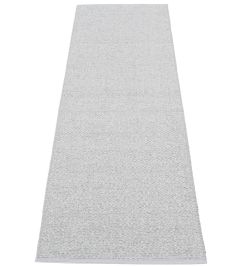 Svea Runner Rug by Pappelina Grey Metallic/Light grey Svea Runner Rug by Pappelina Grey Metallic/Light grey