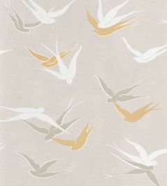 Swallow Wallpaper by Casadeco Beige Lin Swallow Wallpaper by Casadeco Beige Lin
