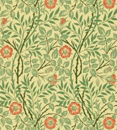 Sweet Briar Wallpaper by Morris & Co Green/Blue/Rust Sweet Briar Wallpaper by Morris & Co Green/Blue/Rust