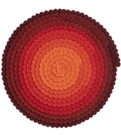 Swirl Round Rug by cc-tapis Autumn Swirl Round Rug by cc-tapis Autumn