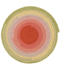 Swirl Round Rug by cc-tapis Spring Swirl Round Rug by cc-tapis Spring