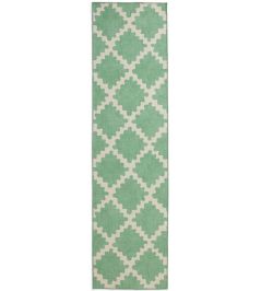 Swithland Runner Rug by Scion Evergreen Swithland Runner Rug by Scion Evergreen