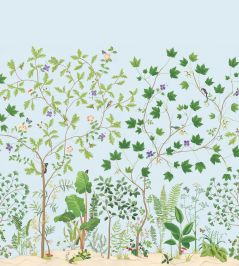 Sycamore & Oak Mural by Sanderson Sky Blue Sycamore & Oak Mural by Sanderson Sky Blue