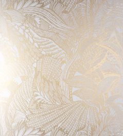 Symbiosis Wallpaper by Arte White Gold Symbiosis Wallpaper by Arte White Gold