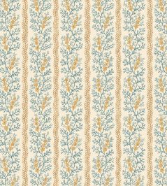 Symington Wallpaper by GP & J Baker Ochre/Blue Symington Wallpaper by GP & J Baker Ochre/Blue