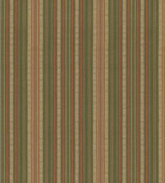 Symington Stripe Fabric by GP & J Baker Green/Coral Symington Stripe Fabric by GP & J Baker Green/Coral