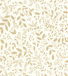 Sympathy Wallpaper by Caselio Blanc Or Sympathy Wallpaper by Caselio Blanc Or