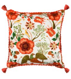 Szekely Cushion 50 x 50cm by MINDTHEGAP Red Szekely Cushion 50 x 50cm by MINDTHEGAP Red