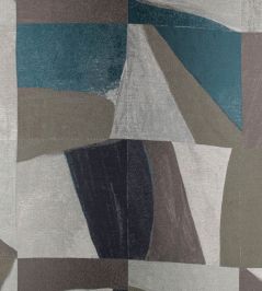 Tabala Fabric by Black Edition Teal Tabala Fabric by Black Edition Teal