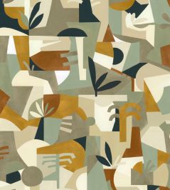 Tahiti Expression Wallpaper by Tres Tintas Green Tahiti Expression Wallpaper by Tres Tintas Green