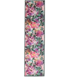 Tahiti Runner Rug by Clarke & Clarke Fuchsia Tahiti Runner Rug by Clarke & Clarke Fuchsia