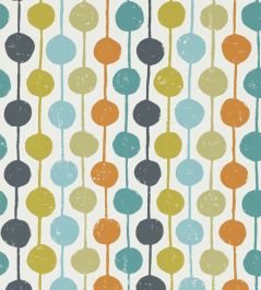 Taimi Wallpaper by Scion Sulphur / Tangerine / Kingfisher Taimi Wallpaper by Scion Sulphur / Tangerine / Kingfisher