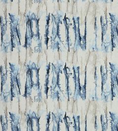 Takara Embroidery Fabric by Harlequin Indigo/Denim Takara Embroidery Fabric by Harlequin Indigo/Denim