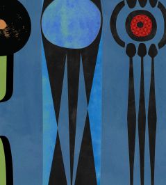 Take Five Wallpaper by MINDTHEGAP Azure Take Five Wallpaper by MINDTHEGAP Azure