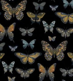 Taman Fabric by Arley House Black Taman Fabric by Arley House Black