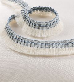 Tambor Fringe Trimming by Romo Indigo Tambor Fringe Trimming by Romo Indigo