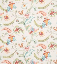 Tambora Fabric by Jane Churchill Red/Green Tambora Fabric by Jane Churchill Red/Green