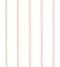 Tandem Stripe Fabric by Thibaut Blush Tandem Stripe Fabric by Thibaut Blush