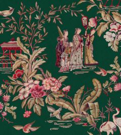 Tang Walk Wallpaper by Coordonne Emerald Tang Walk Wallpaper by Coordonne Emerald