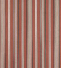 Tango Stripe Fabric by Jane Churchill Red Tango Stripe Fabric by Jane Churchill Red
