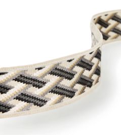 Taniska Braid Trimming by Osborne & Little Black/Ivory Taniska Braid Trimming by Osborne & Little Black/Ivory