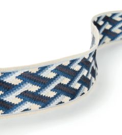 Taniska Braid Trimming by Osborne & Little Indigo Taniska Braid Trimming by Osborne & Little Indigo