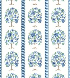 Taniska Fabric by Osborne & Little Cobalt Taniska Fabric by Osborne & Little Cobalt