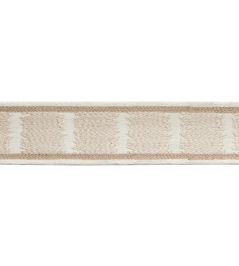 Taos Embroidered Border Trimming by Samuel & Sons White Sands Taos Embroidered Border Trimming by Samuel & Sons White Sands