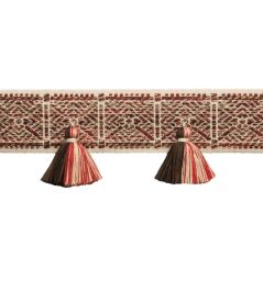 Taos Tasseled Border Trimming by Samuel & Sons Pinon Taos Tasseled Border Trimming by Samuel & Sons Pinon