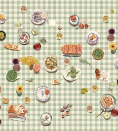 Tapeo Vichy Mural by Tres Tintas Green Tapeo Vichy Mural by Tres Tintas Green