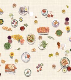 Tapeo White Mural by Tres Tintas White Tapeo White Mural by Tres Tintas White