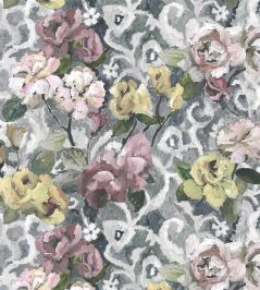 Tapestry Flower Fabric by Designers Guild Platinum Tapestry Flower Fabric by Designers Guild Platinum