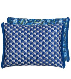 Tarakan Cushion 60 x 45cm by Designers Guild Cobalt Tarakan Cushion 60 x 45cm by Designers Guild Cobalt