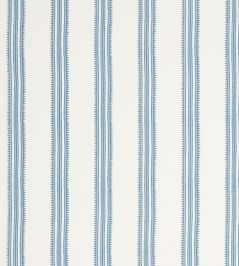 Tari Stripe Fabric by Jane Churchill Blue Tari Stripe Fabric by Jane Churchill Blue