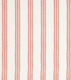 Tari Stripe Fabric by Jane Churchill Red Tari Stripe Fabric by Jane Churchill Red