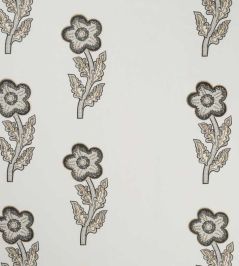 Tashas Trip Fabric by Christopher Farr Cloth Charcoal Tashas Trip Fabric by Christopher Farr Cloth Charcoal