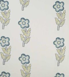Tashas Trip Fabric by Christopher Farr Cloth Old Blue Tashas Trip Fabric by Christopher Farr Cloth Old Blue