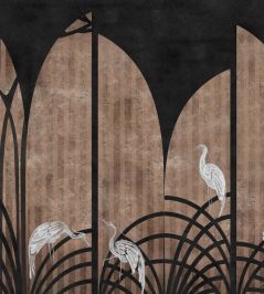 Tassel Mural by Coordonne Coal Tassel Mural by Coordonne Coal