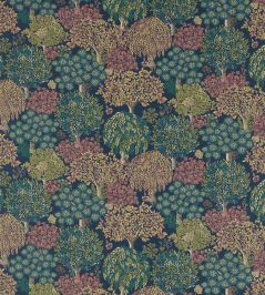 Tatton Linen Fabric by Studio G Midnight Tatton Linen Fabric by Studio G Midnight